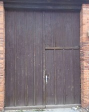 Altes Garagentor Holztor Tür Kiefer massiv Garage Scheune Deco chic Landhaus TOP