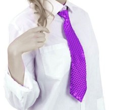 Krawatte Pailletten Glitzer