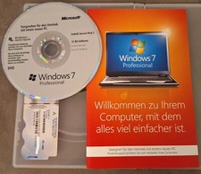 Microsoft Windows 7 Professional, Deutsch, 32 Bit