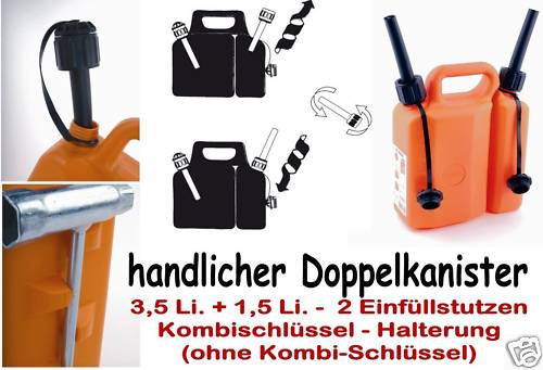 Doppelkanister 1 5l - doppelkanister, f