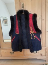 Damen Weste mit Pelzbesatz Gr