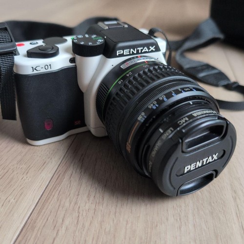 Pentax gehäuse weiß - k-01, mit
