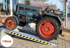 1 Stück TrutzHolm® Profi Alu Auffahrrampe Rampe Verladerampe ca. 265 cm B-Ware