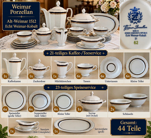 Weimar porzellan alt - weimar, alt-weimar