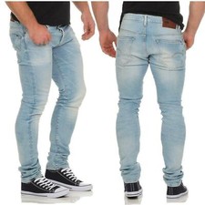 G-Star Herren Jeans 3301 Tapered Light Aged Nippon Denim Hose