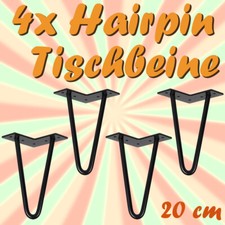 Stahl 4er Set Tischbeine