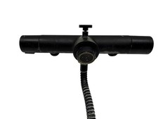 Schütte Badewannenarmatur Wannenarmatur mit Thermostat LONDON, Schwarz Matt