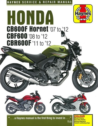 Haynes handbuch honda cb600f - handbuch:,