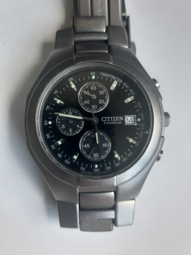 Citizen titanium chronograph - titanium,