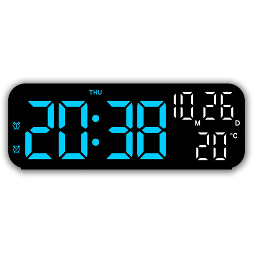 Digitale led wanduhr - led,