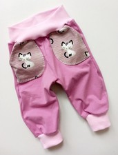 NEU * Baby Pumphose * Größe 68  * Mitwachshose * Babyhose * Strampler * Katze