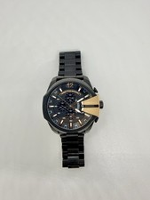 Diesel Mega Chief Chronograph Herrenuhr Armbanduhr - Schwarz/Rosegold DZ4309
