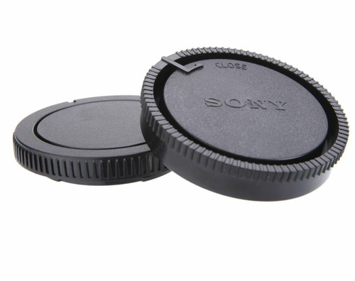 Sony body und objektivdeckel - body,