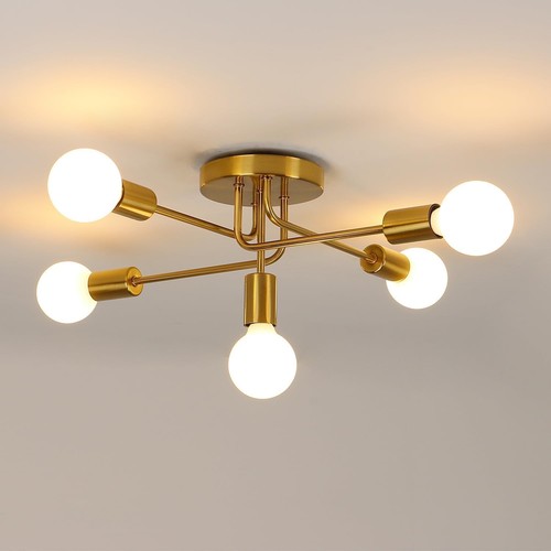 Moderne gold sputnik decken - gold,