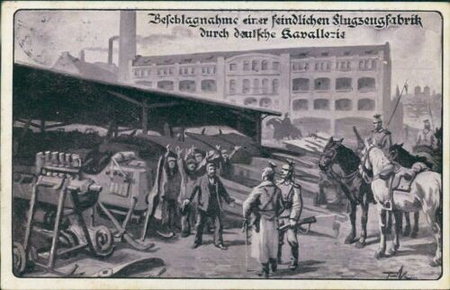 Ansichtskarte beschlagnahme - ansichtskarte,