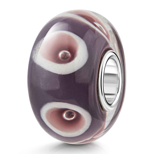 Materia glas bead - bead, lila