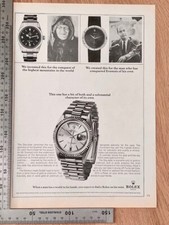 Rolex Day-Date Explorer 1016 USA Original Vintage Werbung 1967 Reklame advert