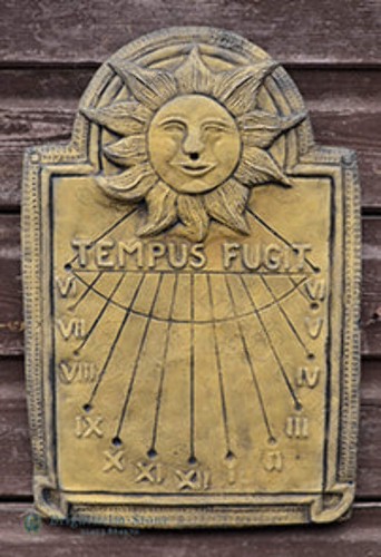 Wand sonnenuhr tempus fugit - wand,