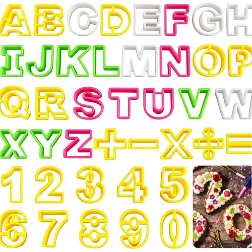 Fondant buchstaben ausstecher - fondant,