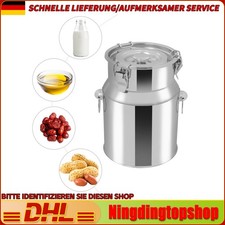 5L Edelstahl Milchkanne Milch Transportkanne Milchbehälter Milchkrug Sealed Can