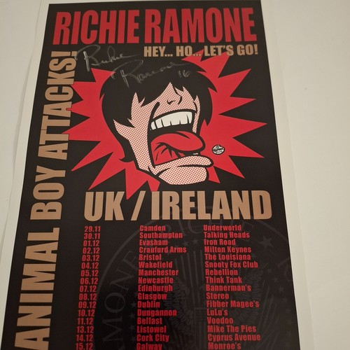 Richie ramone 2016 tour - richie, gig