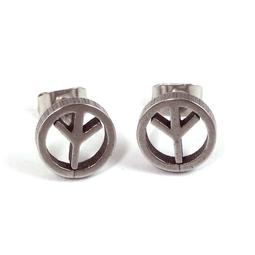 Ohrstecker peace chirurgen - ohrstecker,