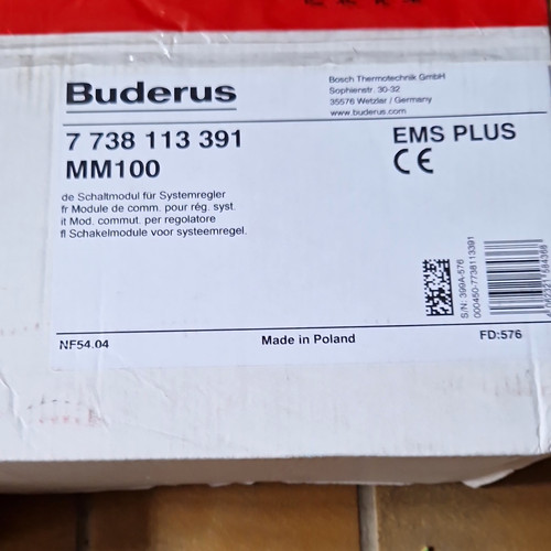Buderus mm100 schaltmodul ems - buderus,