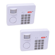 2x Haus Wohnmobil Alarmanlage Batterie Bewegungsmelder Code Hausalarm Alarm
