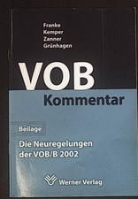 VOB Kommentar. Beilage : Die