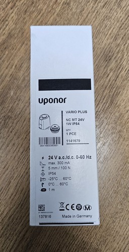 Uponor vario plus - plus, stellmotor