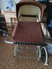 nostalgie kinderwagen gebraucht, In Braun. Marke GESSLEIN