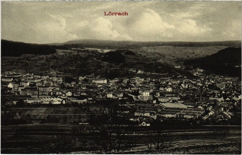 Cpa lorrach totalansicht - cpa, ak