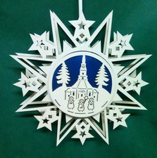 Fensterbild beleuchtet