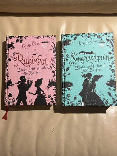 Rubinrot smaragdgrün aus - rubinrot,