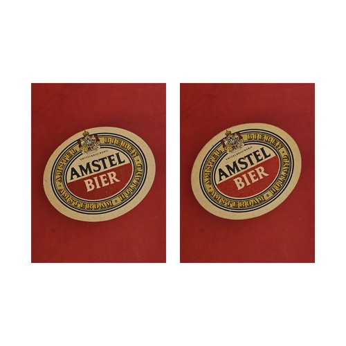 Amstel gelbe schrift brauerei - gelbe,