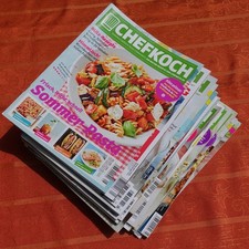 19 x Kochzeitschrift Chefkoch, Spezial, Rezepte, Plätzchen, vegetarisch