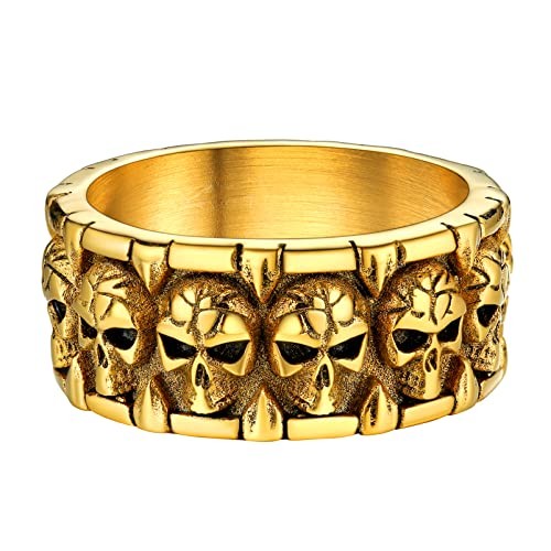 Prosteel biker ring totenkopf - prosteel,