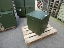 EDAK Aluminiumkiste Alubox Transportkiste 19Zoll Einschub 53x57x62 Bundeswehr E2