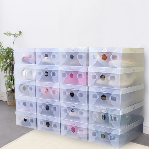 20x transparent schuhbox - 20x,