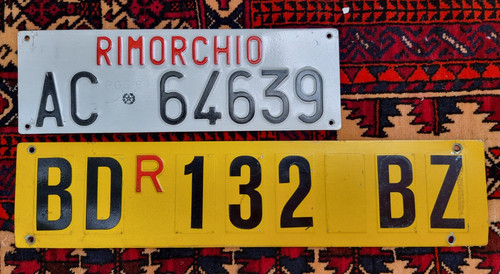Italien autokennzeichen - italien, 1
