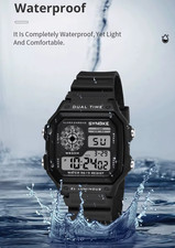 Armbanduhr Digital Armee Militär sport Uhr Wasserdicht LED-Armbanduhr