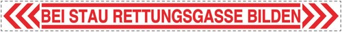 Bei stau rettungsgasse - stau,