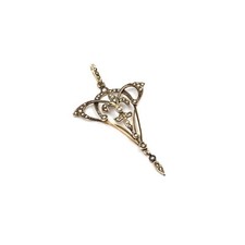Jugendstil 9kt gold anhänger - gold,