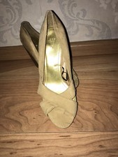 Neu Sehr Schöne Damen Plateau Keilabsatz Pumps Sandalen High Heels Beige 39 H&m