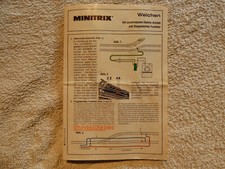 MINITRIX Weichen mit
