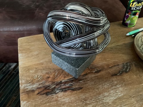 Glas skulptur deko - skulptur, spheric