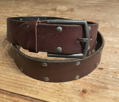 Vintage handmade leder - vintage, gürtel