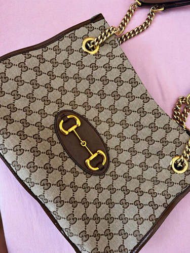 Gucci canvas schultertasche - gucci,