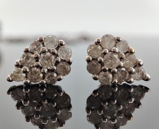 Ohrringe 585 / 14 K Weißgold