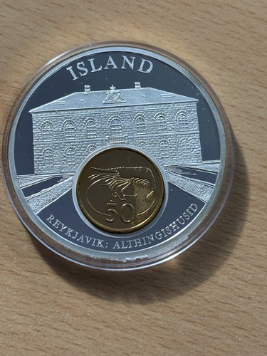 Medaille island ø50 - medaille, mm